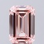 4.04 Ct. Fancy Intense Pink Emerald Lab Grown Diamond
