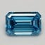 1.04 Ct. Fancy Vivid Blue Emerald Lab Grown Diamond