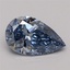 1.44 Ct. Fancy Vivid Blue Pear Lab Grown Diamond