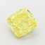 1.78 Ct. Fancy Intense Yellow Cushion Lab Grown Diamond