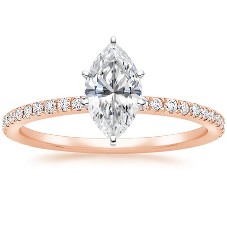 14K Rose Gold Luxe Ballad Bridal Set (1/2 ct. tw.)