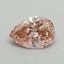 0.57 Ct. Fancy Vivid Pink Pear Lab Grown Diamond