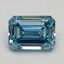 2.05 Ct. Fancy Vivid Blue Emerald Lab Grown Diamond
