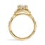 Nature-Inspired Halo Diamond Ring, smallview