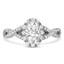Custom Twisting Halo Diamond Ring