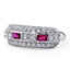 Retro Ruby Vintage Ring
