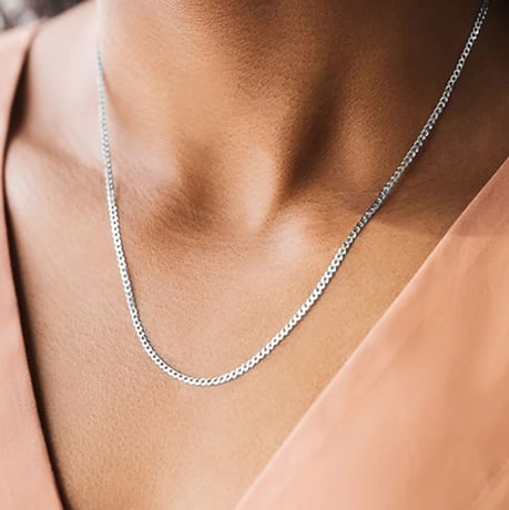 Blake 18 in. Curb Chain Necklace (2.1mm)