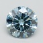 2.05 Ct. Fancy Vivid Blue Round Lab Grown Diamond