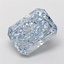 2.30 Ct. Fancy Intense Blue Radiant Lab Grown Diamond
