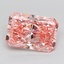 3.07 Ct. Fancy Vivid  Pink Radiant Lab Grown Diamond