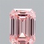 1.55 Ct. Fancy Vivid Pink Emerald Lab Grown Diamond
