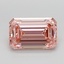 3.08 Ct. Fancy Intense  Pink Emerald Lab Grown Diamond