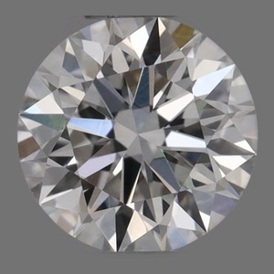 Round diamond — real photo