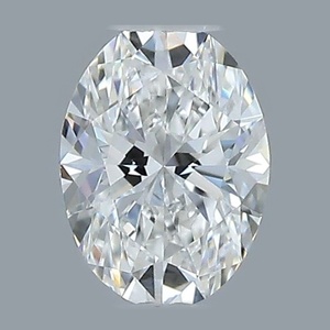 Oval diamond — real photo