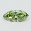 1.01 Ct. Fancy Vivid Green Marquise Lab Grown Diamond
