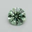 0.53 Ct. Fancy Vivid Pacific Green Round Lab Grown Diamond