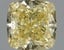 2.58 Ct. Fancy Intense Yellow Cushion Lab Grown Diamond