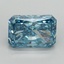 3.20 Ct. Fancy Vivid Blue Radiant Lab Grown Diamond