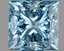 2.18 Ct. Fancy Vivid Blue Princess Lab Grown Diamond