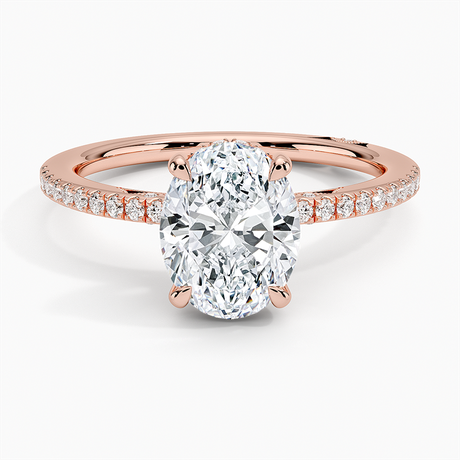 18K Rose Gold Simply Tacori Classic Diamond Ring (1/5 ct. tw.)