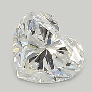 Heart diamond — real photo