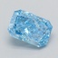 0.50 Ct. Fancy Vivid  Blue Radiant Lab Grown Diamond