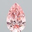 3.25 Ct. Fancy Vivid Pink Pear Lab Grown Diamond