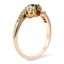 The Janetta Ring, smalltop view on a hand
