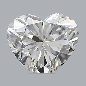 Heart diamond — real photo
