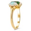 The Oro Ring, smalltop view on a hand