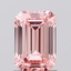 1.29 Ct. Fancy Intense Pink Emerald Lab Grown Diamond