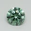 0.62 Ct. Fancy Vivid Pacific Green Round Lab Grown Diamond