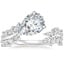 18K White Gold Sweeping Ivy Diamond Ring (1/2 ct. tw.), smalltop view