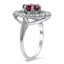 The Lanita Ring, smalltop view on a hand