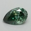 1.5 Ct. Fancy Vivid Pacific Green Pear Lab Grown Diamond