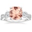 18K White Gold Luxe Willow Three Stone Diamond Ring (1/2 ct. tw.), smalltop view