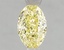 1.04 Ct. Fancy Vivid Yellow Oval Lab Grown Diamond