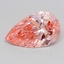 2.80 Ct. Fancy Vivid  Pink Pear Lab Grown Diamond