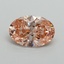 1.51 Ct. Fancy Vivid Pink Oval Lab Grown Diamond