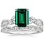Platinum Luxe Willow Diamond Ring (1/4 ct. tw.) with Luxe Winding Willow Diamond Ring (1/4 ct. tw.)