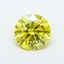 1.07 Ct. Fancy Vivid  Yellow Round Lab Grown Diamond