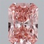 2.09 Ct. Fancy Vivid Pink Radiant Lab Grown Diamond