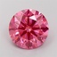 4.03 Ct. Fancy Vivid  Pink Round Lab Grown Diamond