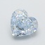 1.14 Ct. Fancy  Blue Heart Lab Grown Diamond
