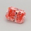 0.41 Ct. Fancy Vivid Pink Radiant Lab Grown Diamond