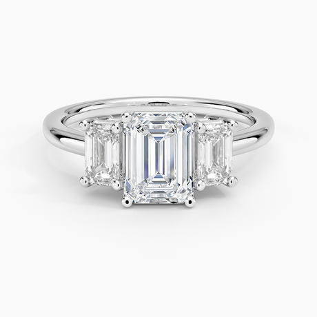Luxe Rhiannon Three Stone Diamond Ring - Brilliant Earth
