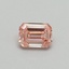 0.31 Ct. Fancy Intense Pink Emerald Lab Grown Diamond
