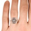 The Exuma Ring, smallzoomed in top view on a hand