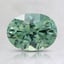8x6mm Unheated Green Oval Montana Sapphire