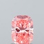1.20 Ct. Fancy Vivid  Pink Cushion Lab Grown Diamond